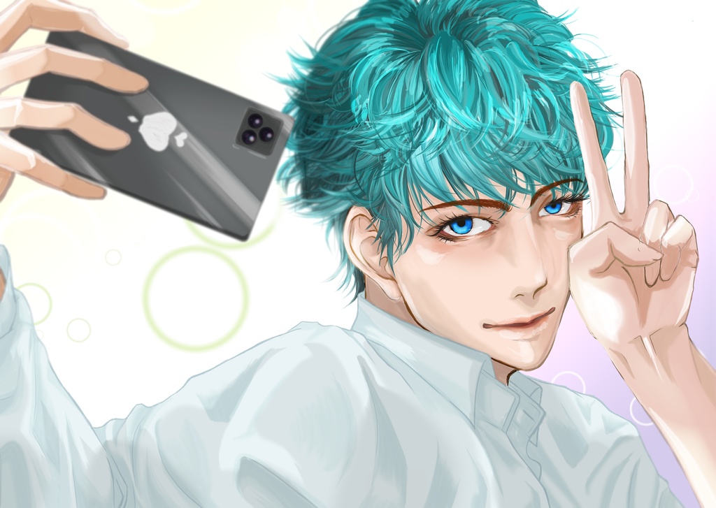 クリアファイル|自撮り