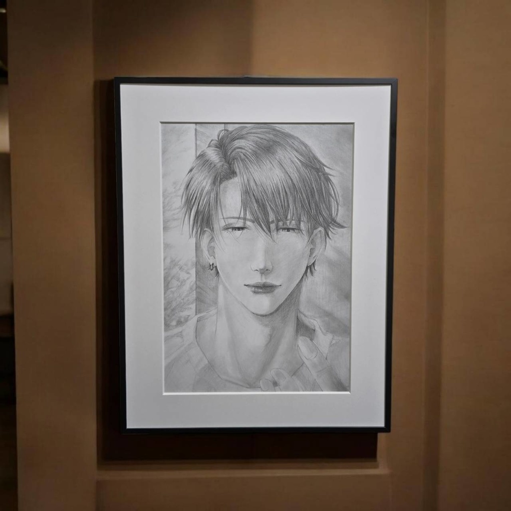 ほどける時間｜Haizi｜鉛筆画 原画（COA付・一点物）