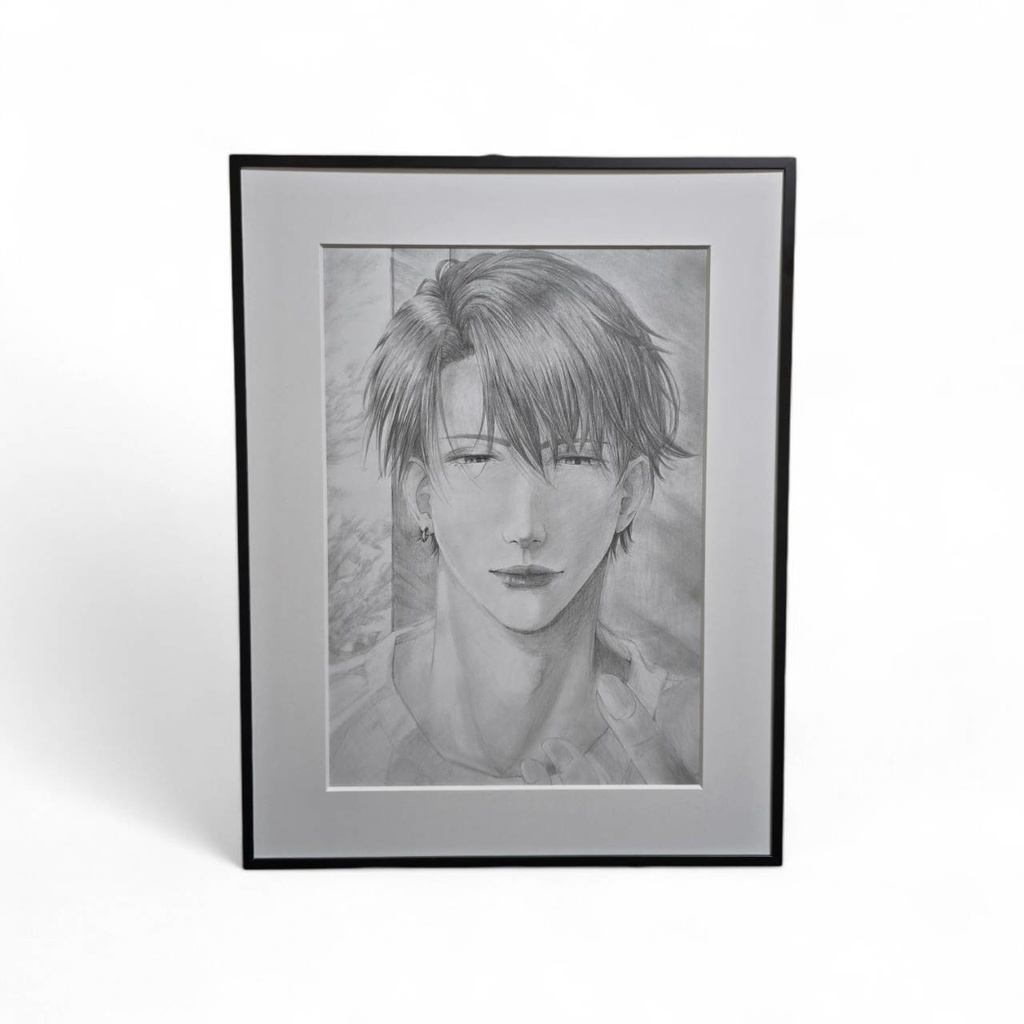 ほどける時間|Haizi|鉛筆画 原画(COA付・一点物)