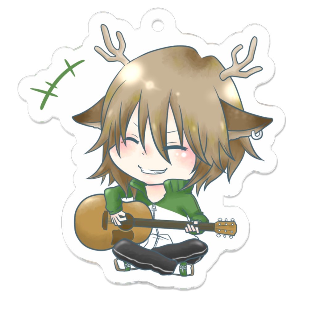 【文字なし】角乃鹿エレ アクリルキーホルダー