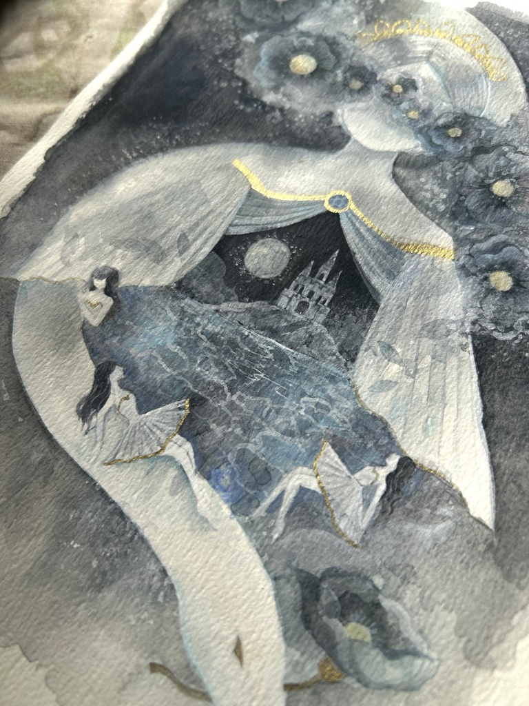 原画【※額無し】「Prima Ballerina」
