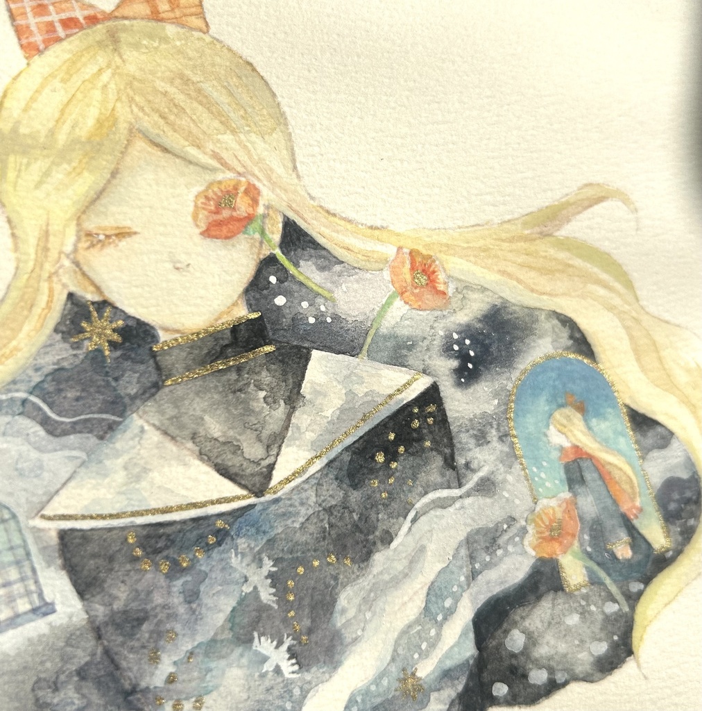 原画「長い夢」(額なし)