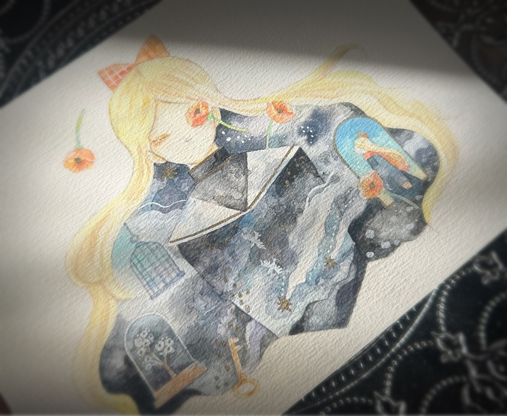 原画「長い夢」(額なし)