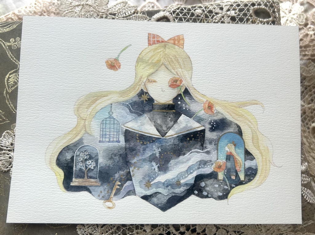 原画「長い夢」(額なし)