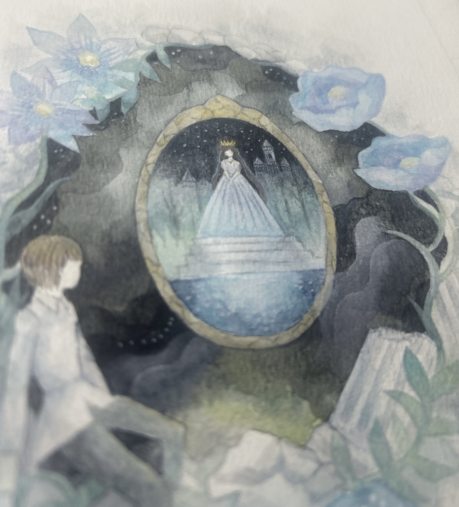 原画「眠れる城」(額なし)