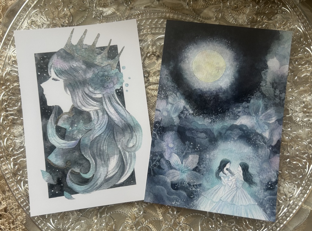 新作ポストカード(4種/セット/バラ)