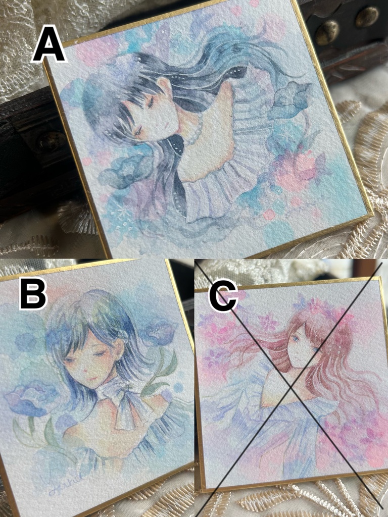 ミニ色紙（２種）