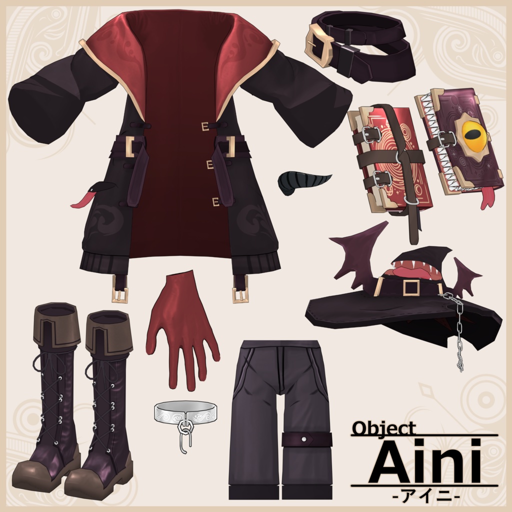 オリジナル3Dモデル「アイニ」