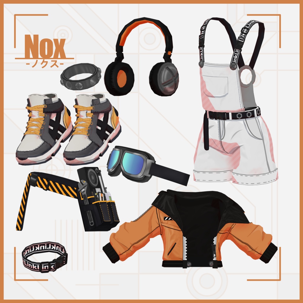 オリジナル3Dモデル「ノクス」