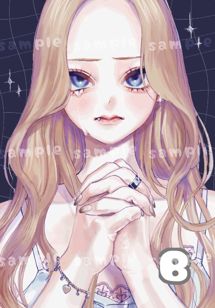 一次創作ポストカード全5種