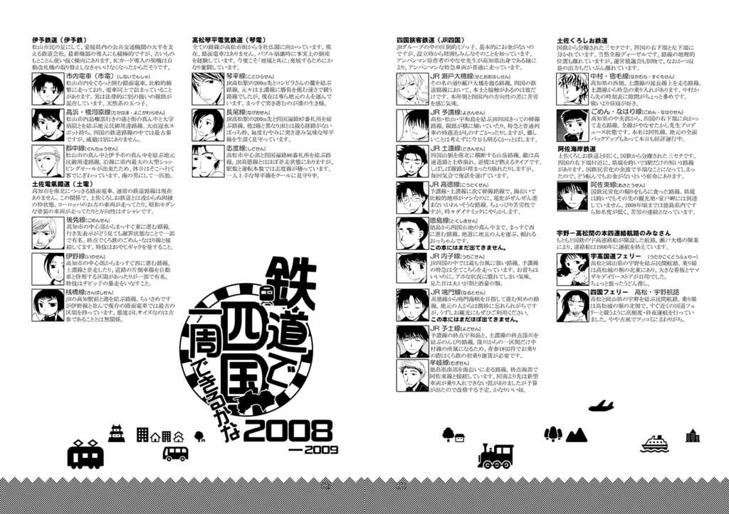鉄道で四国一周できるかな 2008-2009