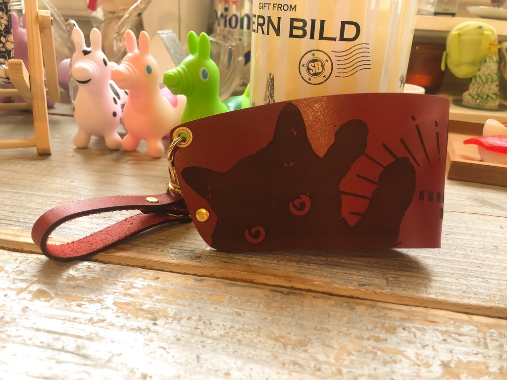 黒猫カップスリーブ