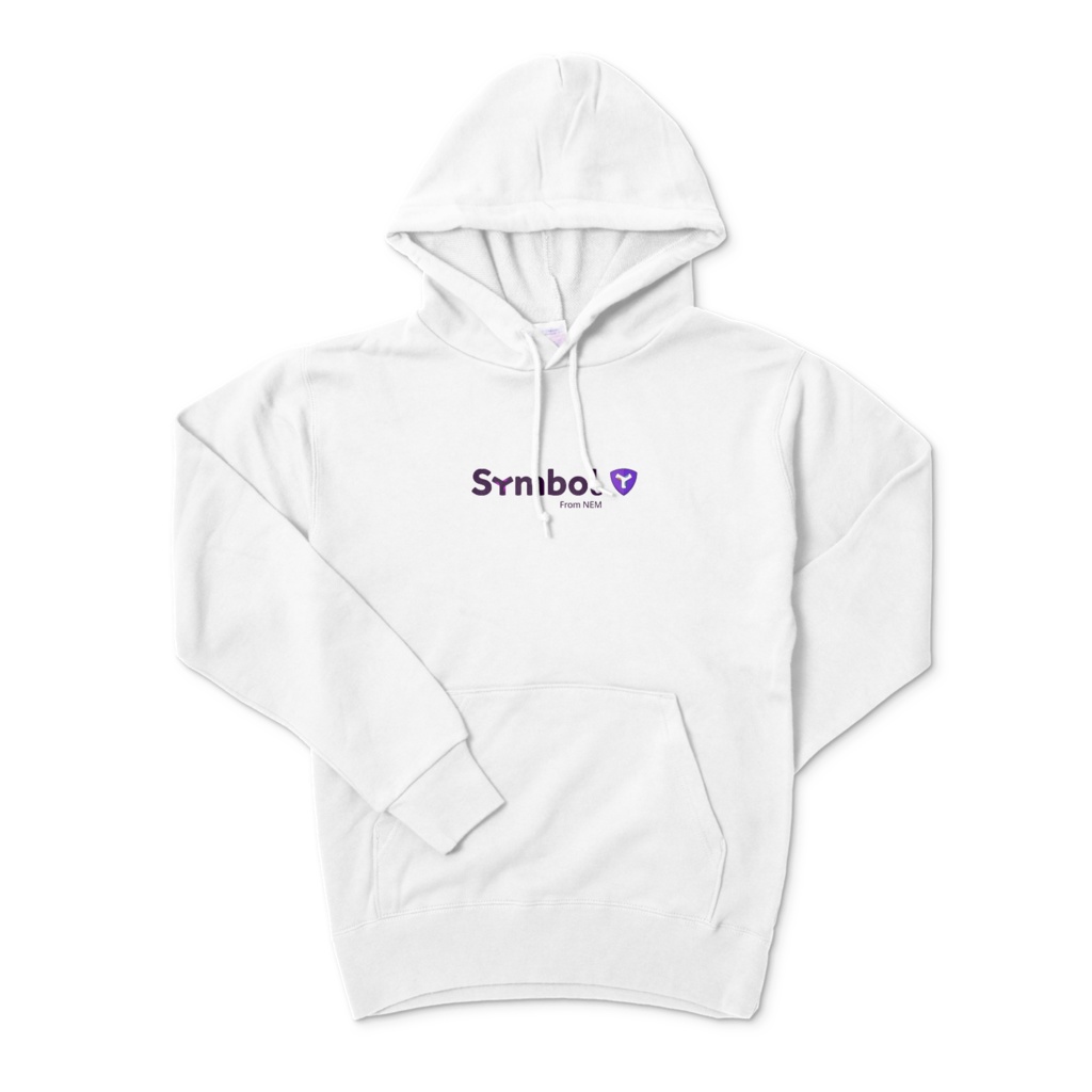 Symbol ロゴ入りパーカー ホワイト 