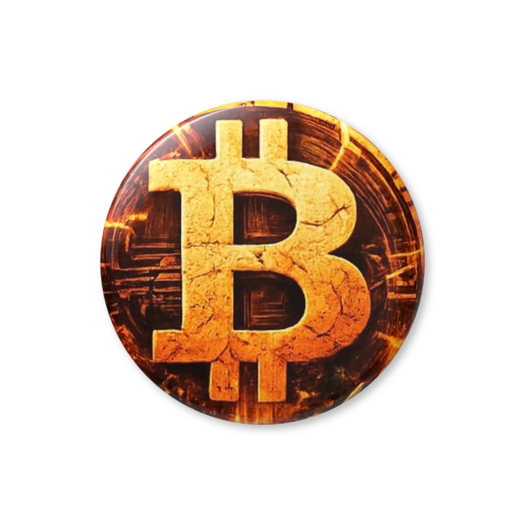 ビットコイナー缶バッジ