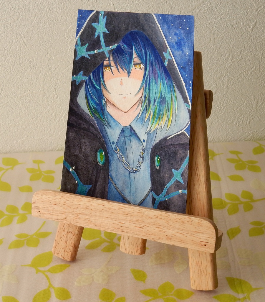 星の人物A【ポストカードサイズ原画】