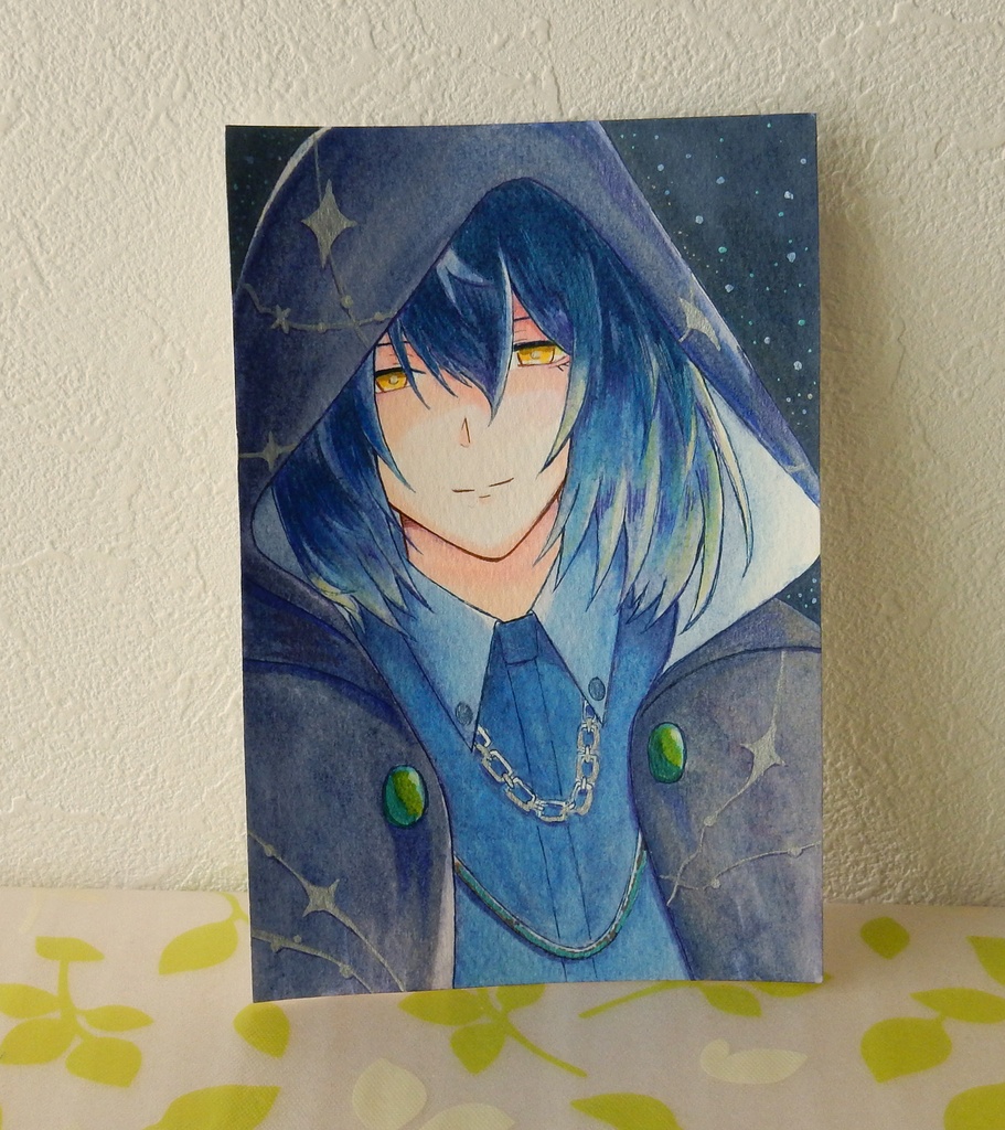 星の人物B 【ポストカードサイズ原画】