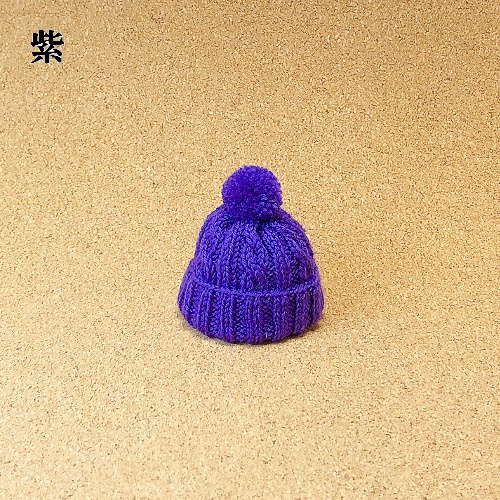 ニット帽 シンプルケーブル(折返し有)