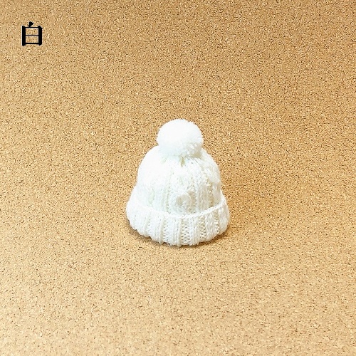 ニット帽 シンプルケーブル(折返し有)