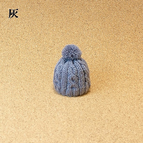 ニット帽 シンプルケーブル(折返し無)