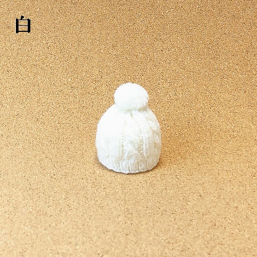 ニット帽 シンプルケーブル(折返し無)