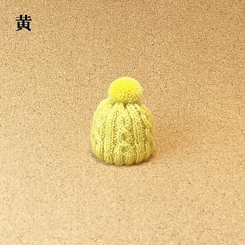 ニット帽 シンプルケーブル(折返し無)