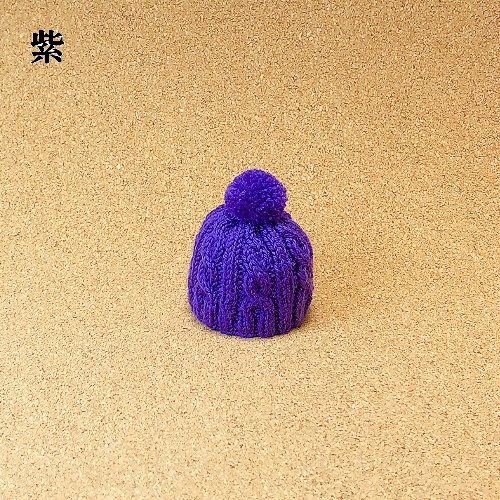 ニット帽 シンプルケーブル(折返し無)