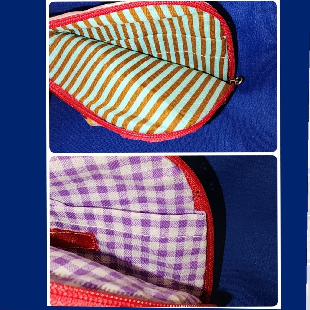 L字ファスナーポーチ