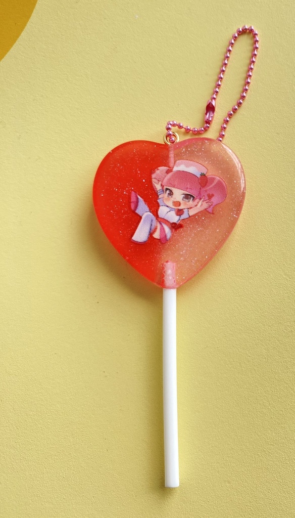 ミルク ペロキャンアクキー