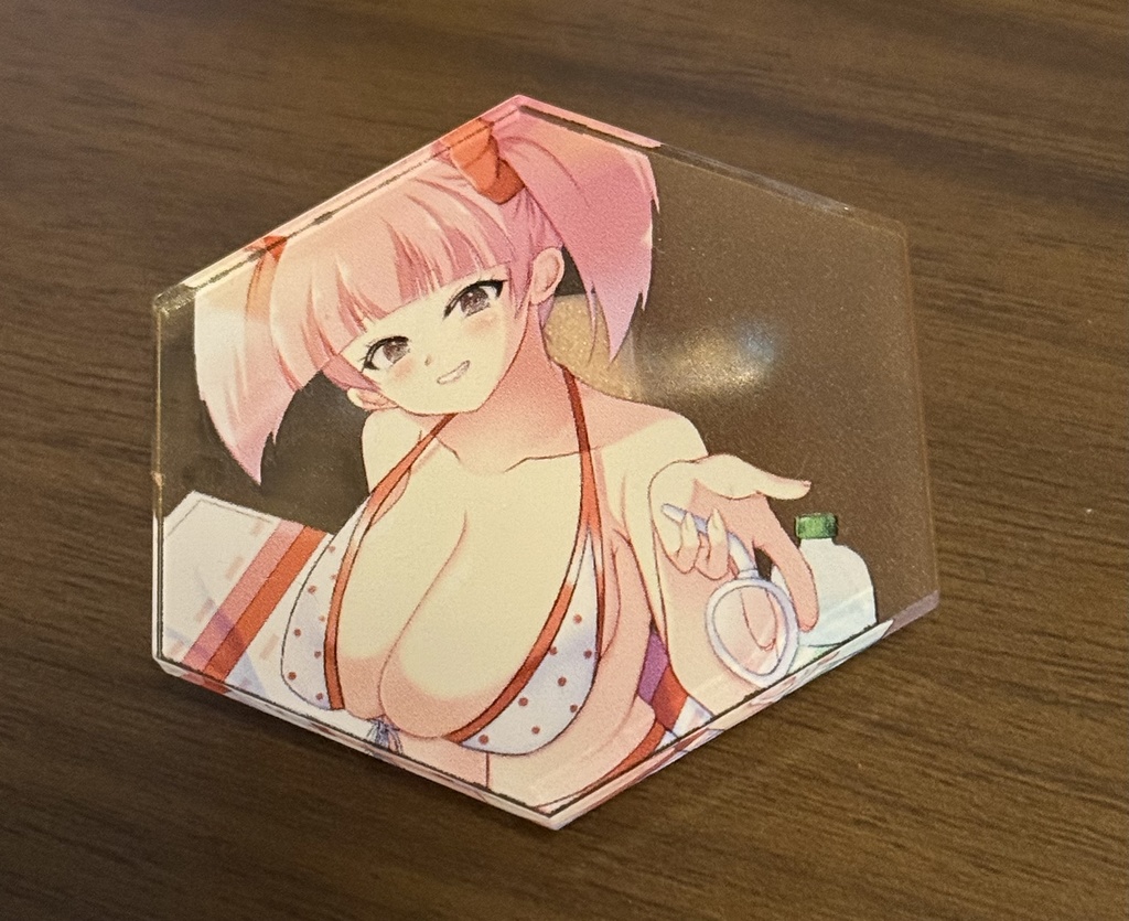 ポップン ミルク アクリルバッジ ポックエ13新グッズ