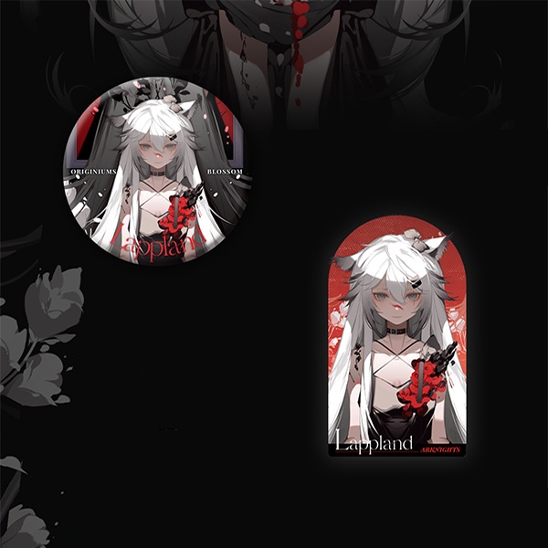 Arknights 明日方舟 アークナイツ ラップランド アクリルキーホルダー 缶バッジ