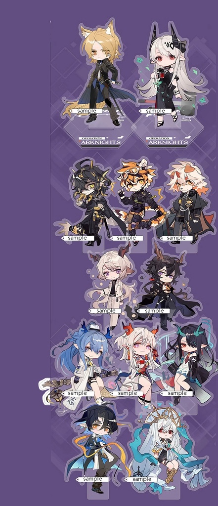 Arknights アークナイツ 明日方舟 ムリナール マドロック リー ワイフー ウン クライデ エーベンホルツ リィン シー ニェン ルーメン 濁心スカジ スカジ アクリルスタンド アクリルキーホルダー 缶バッジ