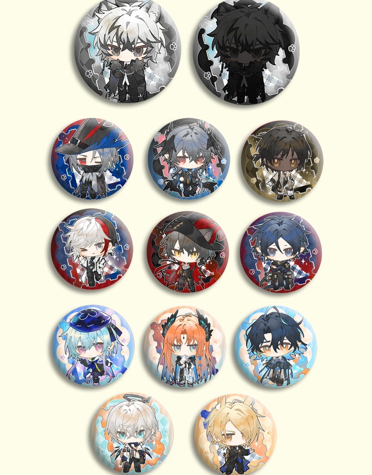 Arknights 明日方舟 アークナイツ ムリナール ミヅキ シルバーアッシュ ロゴス logos パッセンジャー ウルピアヌス イグゼキュター ファントム ルーメン ソーンズ エリジウム ズオ・ラウ 左乐 缶バッジ アクリルキーホルダー