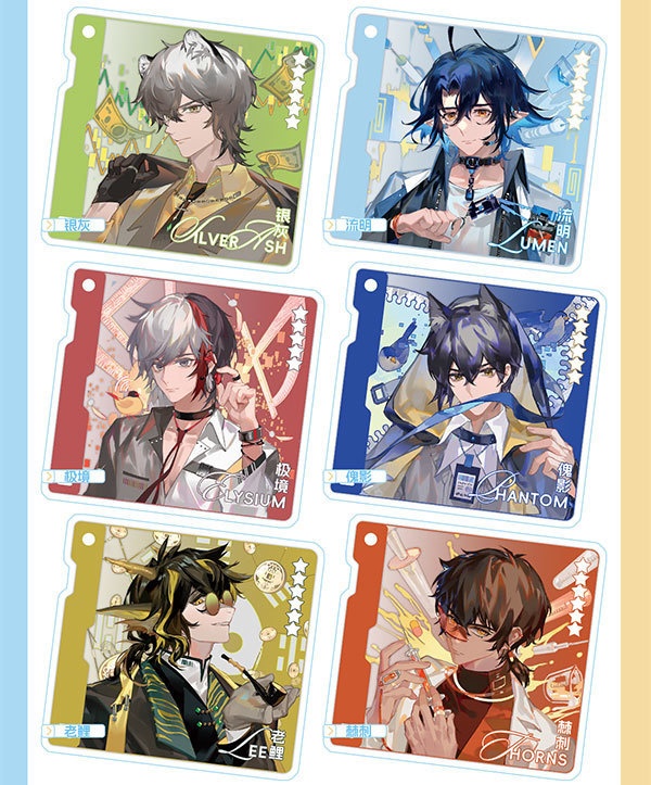 Arknights アークナイツ 明日方舟 シルバーアッシュ ルーメン エリジウム ファントム ソーンズ リー アクリルキーホルダー 缶バッジ