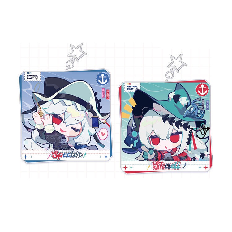 Arknights 明日方舟 アークナイツ スカジ 濁心スカジ スペクター アクリルキーホルダー 缶バッジ