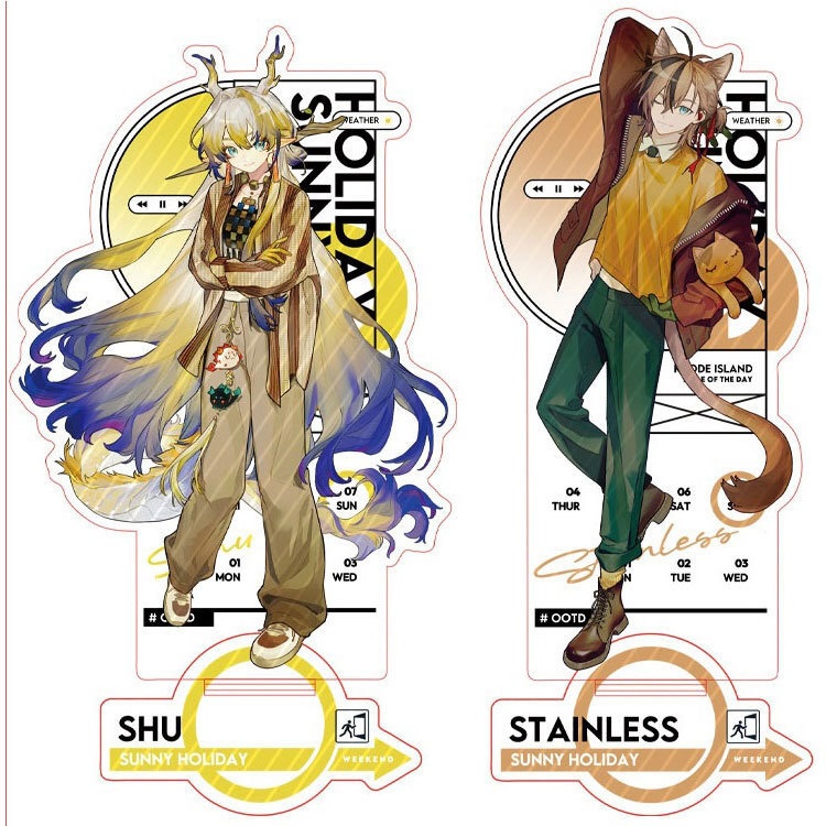 Arknights 明日方舟 アークナイツ シュウ 黍 ステインレス アクリルスタンド