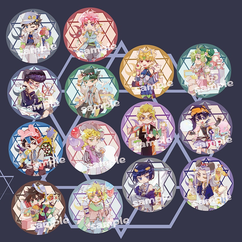 ジョジョの奇妙な冒険 空条徐倫 吉良吉影 空条承太郎 花京院典明 ディオ・ブランドー ジョルノ・ジョバァーナ ブローノ・ブチャラティ レオーネ·アバッキオ グイード・ミスタ ナランチャ・ギルガ シーザー・A・ツェペリ ジョセフ・ジョースター 東方仗助 岸辺露伴 アクリルキーホルダー アクリルスタンド 缶バッジ