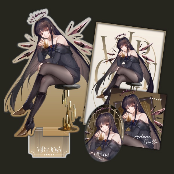 Arknights アークナイツ 明日方舟 ヴィルトゥオーサ アクリルスタンド 色紙 缶バッジ