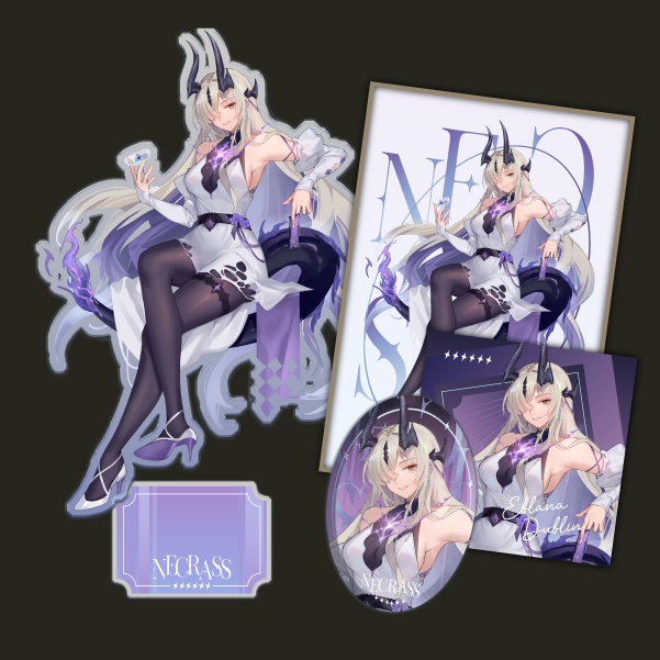 Arknights アークナイツ 明日方舟 エブラナ アクリルスタンド 色紙 缶バッジ