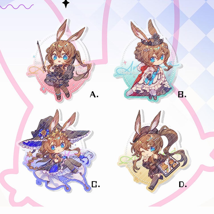 Arknights 明日方舟 アークナイツ アーミヤ アクリルキーホルダー 缶バッジ