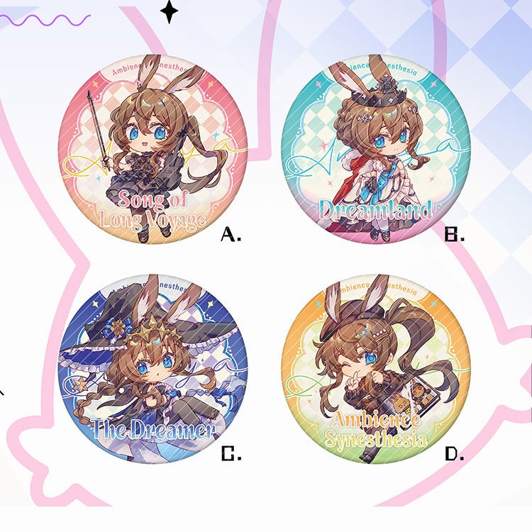 Arknights 明日方舟 アークナイツ アーミヤ アクリルキーホルダー 缶バッジ