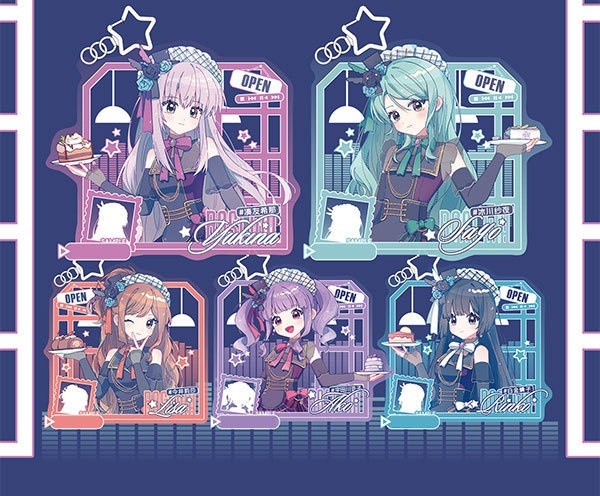 Roselia BanG_Dream! バンドリ 湊友希那 白金燐子 宇田川あこ 今井リサ 氷川紗夜 アクリルスタンド アクリルキーホルダー 缶バッジ 色紙