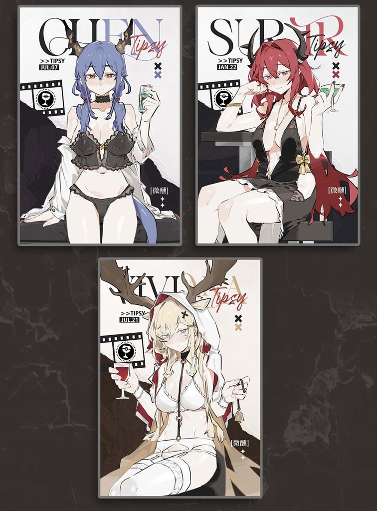 Arknights 明日方舟 アークナイツ チェン スルト ヴィヴィアナ アクリルスタンド 色紙