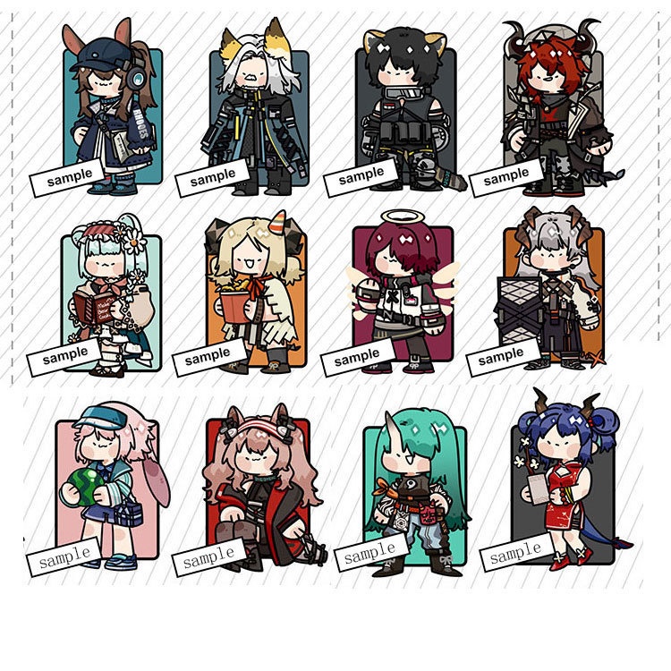 Arknights 明日方舟 アークナイツ アーミヤ ヘラグ ブローカ シェーシャ イースチナ イフリータ エクシア サリア ホシグマ チェン アンジェリーナ アンセル アクリルキーホルダー