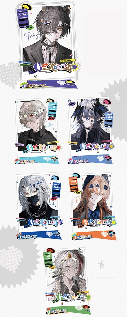 Arknights 明日方舟 アークナイツ ロゴス logos トラゴディア イグゼキュター ウルピアヌス パッセンジャー エリジウム アクリルスタンド 色紙 缶バッジ