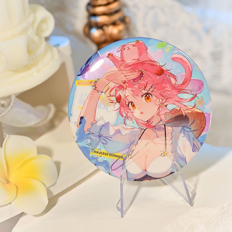 Arknights アークナイツ 明日方舟 ゴールデングロー アクリルブロック 缶バッジ