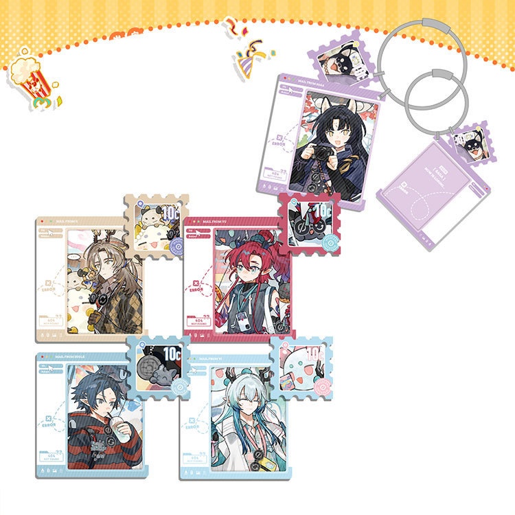 Arknights アークナイツ 明日方舟 サガ ズオ・ラウ 左乐 余 ユー ジー 易 アクリルスタンド 缶バッジ アクリルキーホルダー