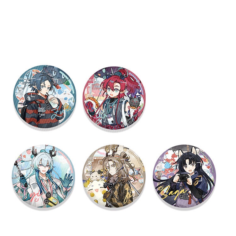 Arknights アークナイツ 明日方舟 サガ ズオ・ラウ 左乐 余 ユー ジー 易 アクリルスタンド 缶バッジ アクリルキーホルダー