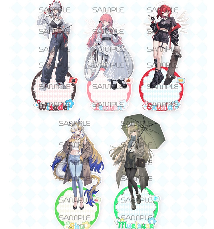 Arknights 明日方舟 アークナイツ シュウ 黍 ウィシャデル エクシア レミュアン ミュルジス アクリルスタンド