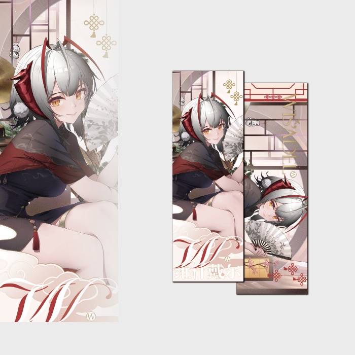 Arknights 明日方舟 アークナイツ W ウィシャデル アクリルスタンド 缶バッジ 色紙 ブックマーク