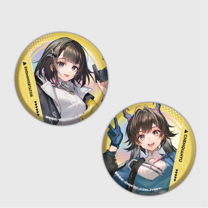 アークナイツ エンドフィールド アークナイツ:エンドフィールド チェン・センユー チェン 管理人 アクリルスタンド アクリルキーホルダー 缶バッジ